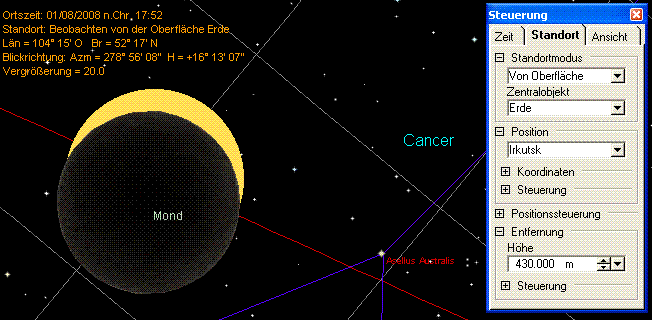 Solar Eclipse Irkutsk